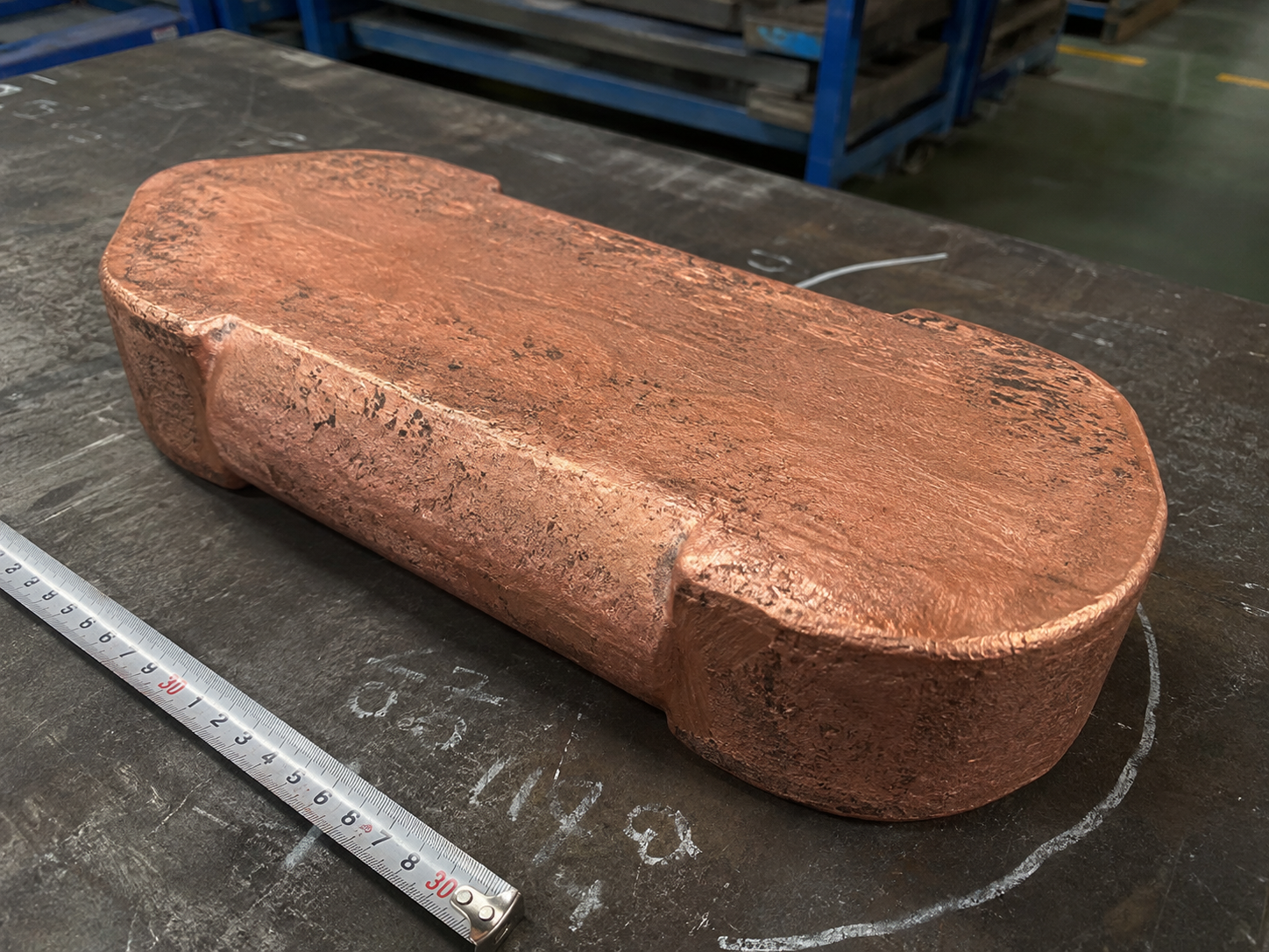 Copper forging